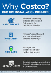 Costco Tires Prices Installation Fees and Discounts - Prices and Fees